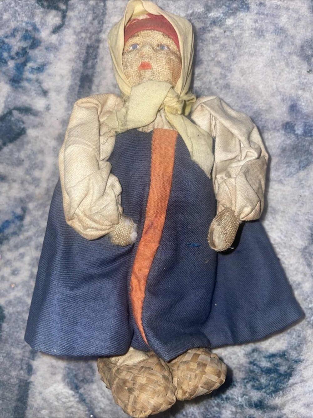 SOVIET UNION USSR MASCHA DOLL STOCKINETTE Woman Peasant Doll